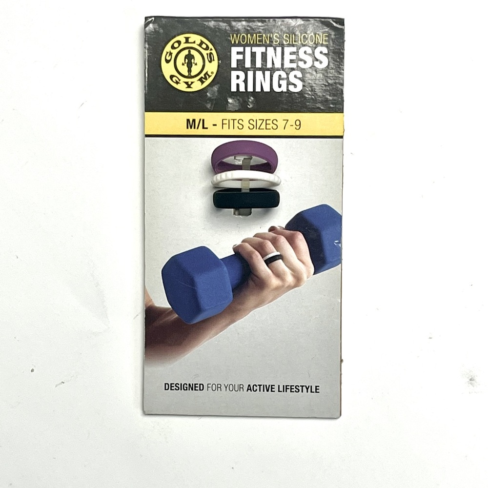 Gold’s Gym Women’s Silicone Fitness Rings